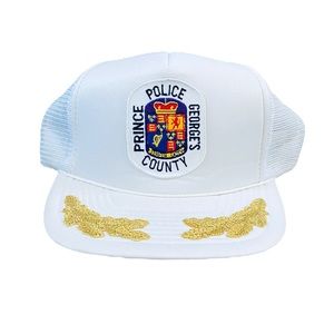 Vintage Prince George’s County Police Gold Leaf Snapback Hat